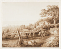 KT 2022 175
<br/>
Gezicht op Sorrento
<br/>
<em>Hackert, Jacob Philipp (1737-1807)</em>
